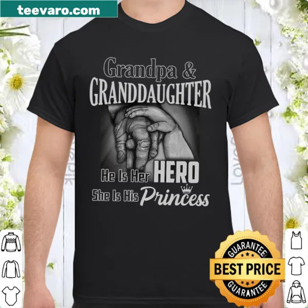 T-shirt celebrating the bond between grandpa and granddaughter