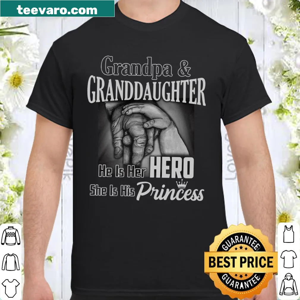 T-shirt celebrating the bond between grandpa and granddaughter