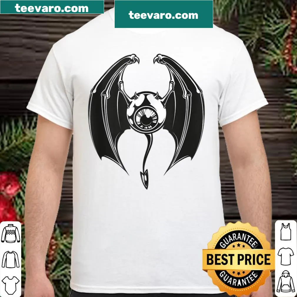 Graphic shirt featuring an eyeball design for Halloween lovers