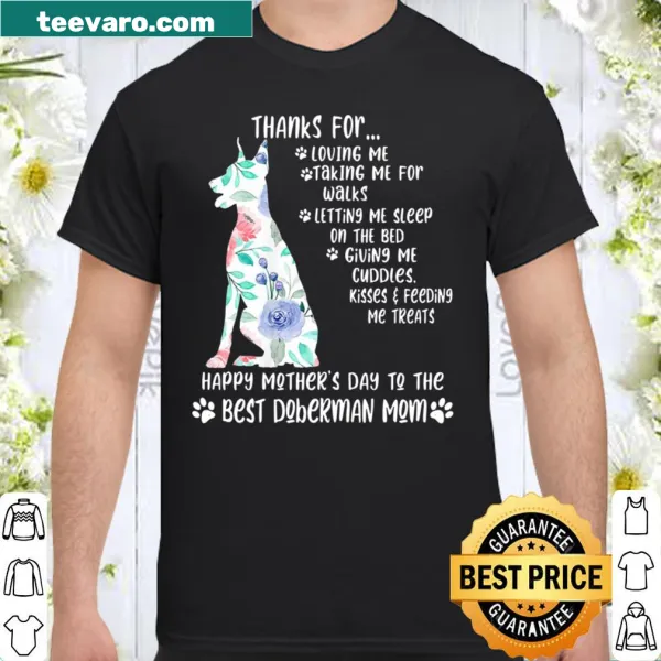 Proud shirt for Doberman moms celebrating Mother's Day