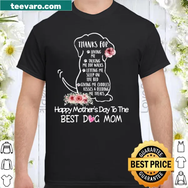 Cute T-shirt celebrating dog moms on Mother's Day