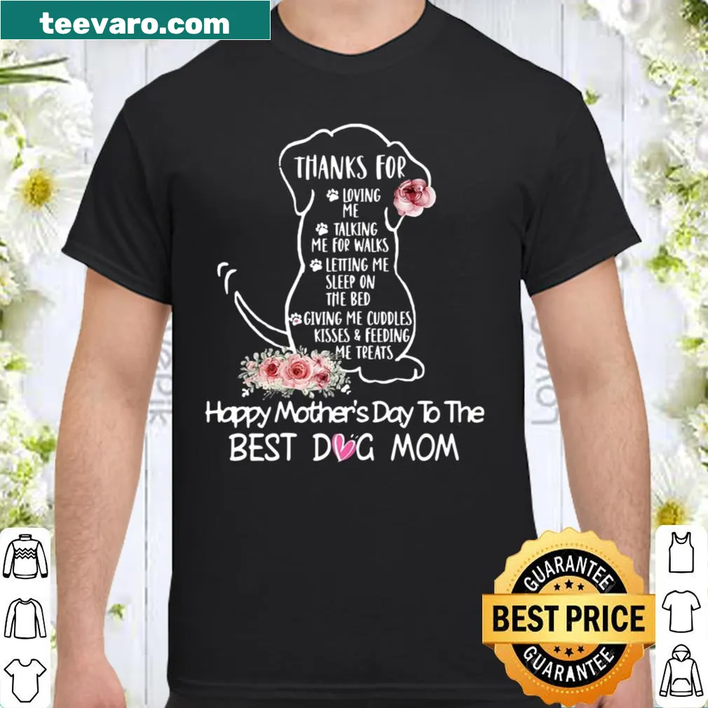 Cute T-shirt celebrating dog moms on Mother's Day