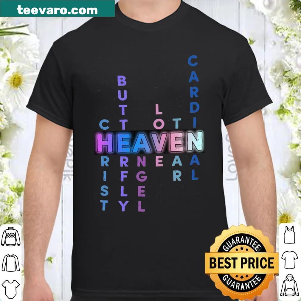 Faith-themed t-shirt with butterfly, angel, and cardinal imagery
