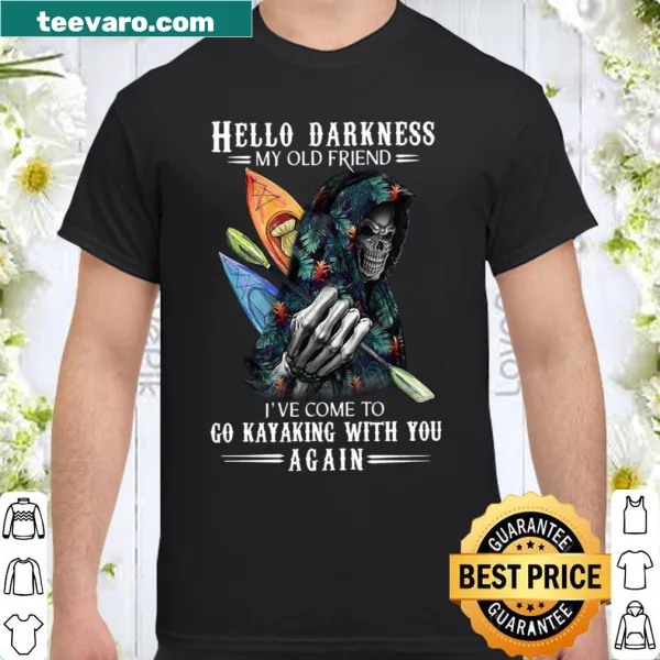 Playful kayaking shirt with humorous phrase