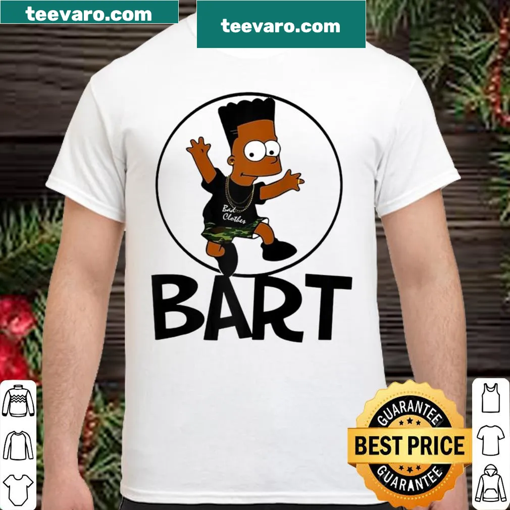 Hip Hop Bart graphic raglan baseball tee