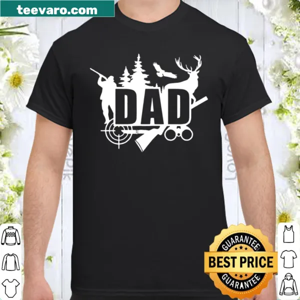 Shirt featuring 'Hunting Dad' text