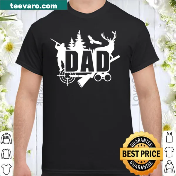 Funny hunting dad shirt with humorous graphic