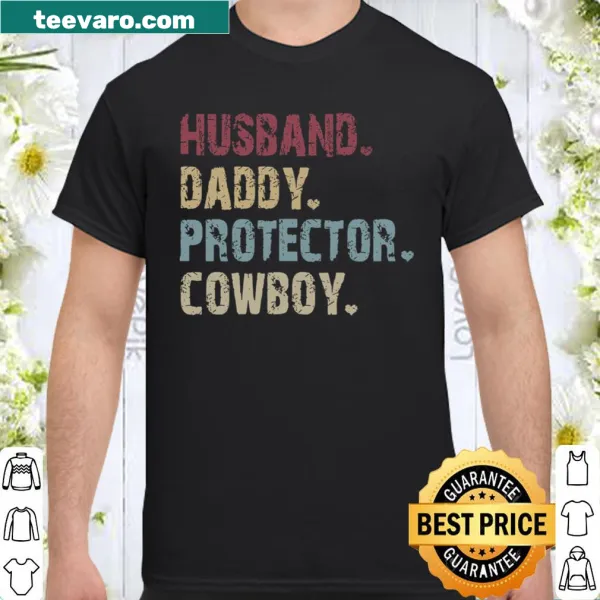Sentimental t-shirt for dads featuring strong text about being a protector
