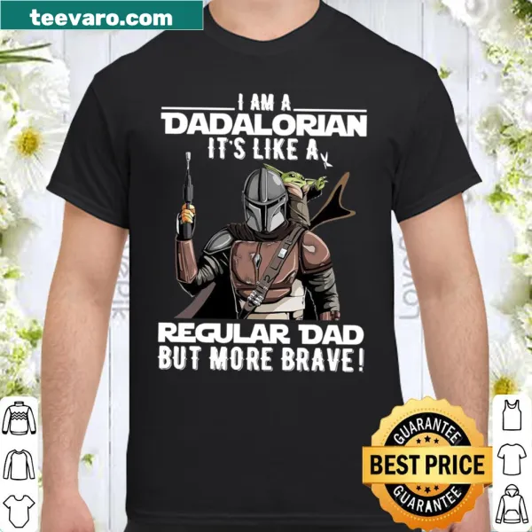 Dadalorian graphic shirt with humorous dad quote