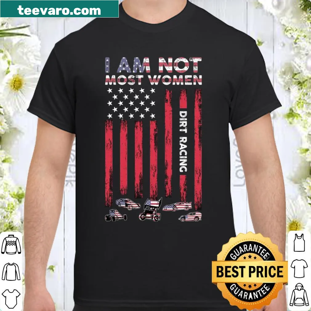 Bold shirt for women with the phrase about dirt racing
