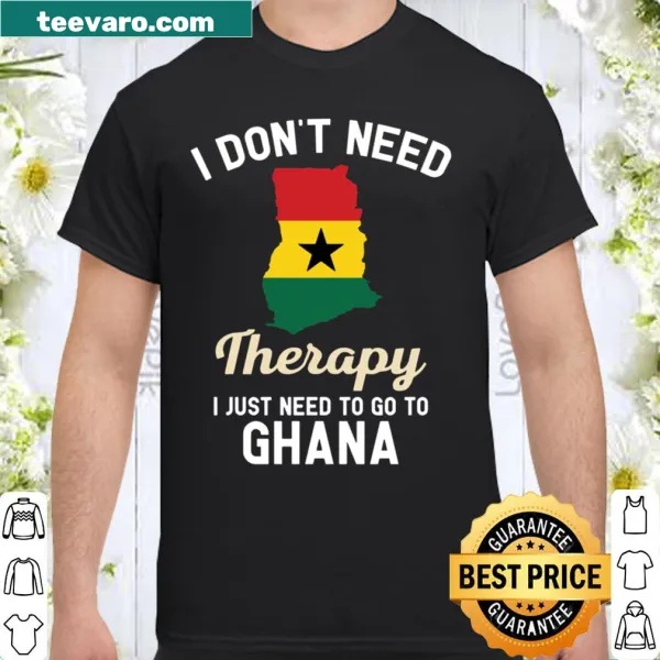 Shirt with phrase about needing to travel to Ghana