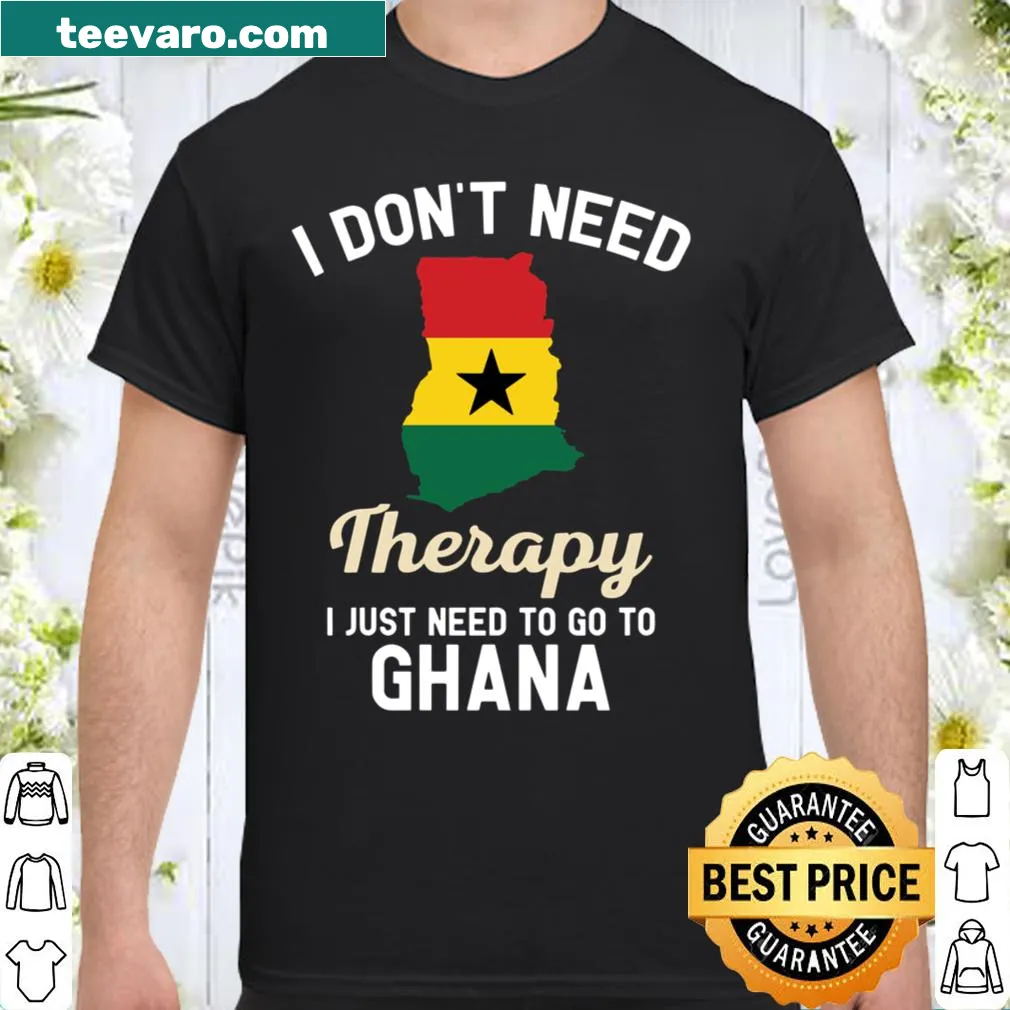 Shirt with phrase about needing to travel to Ghana