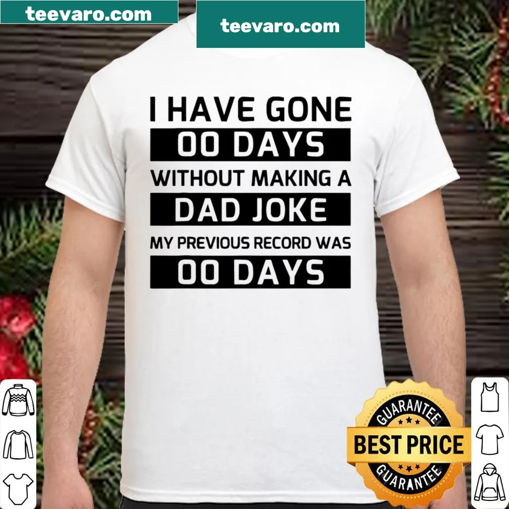 Funny shirt for dads featuring a dad joke about humor