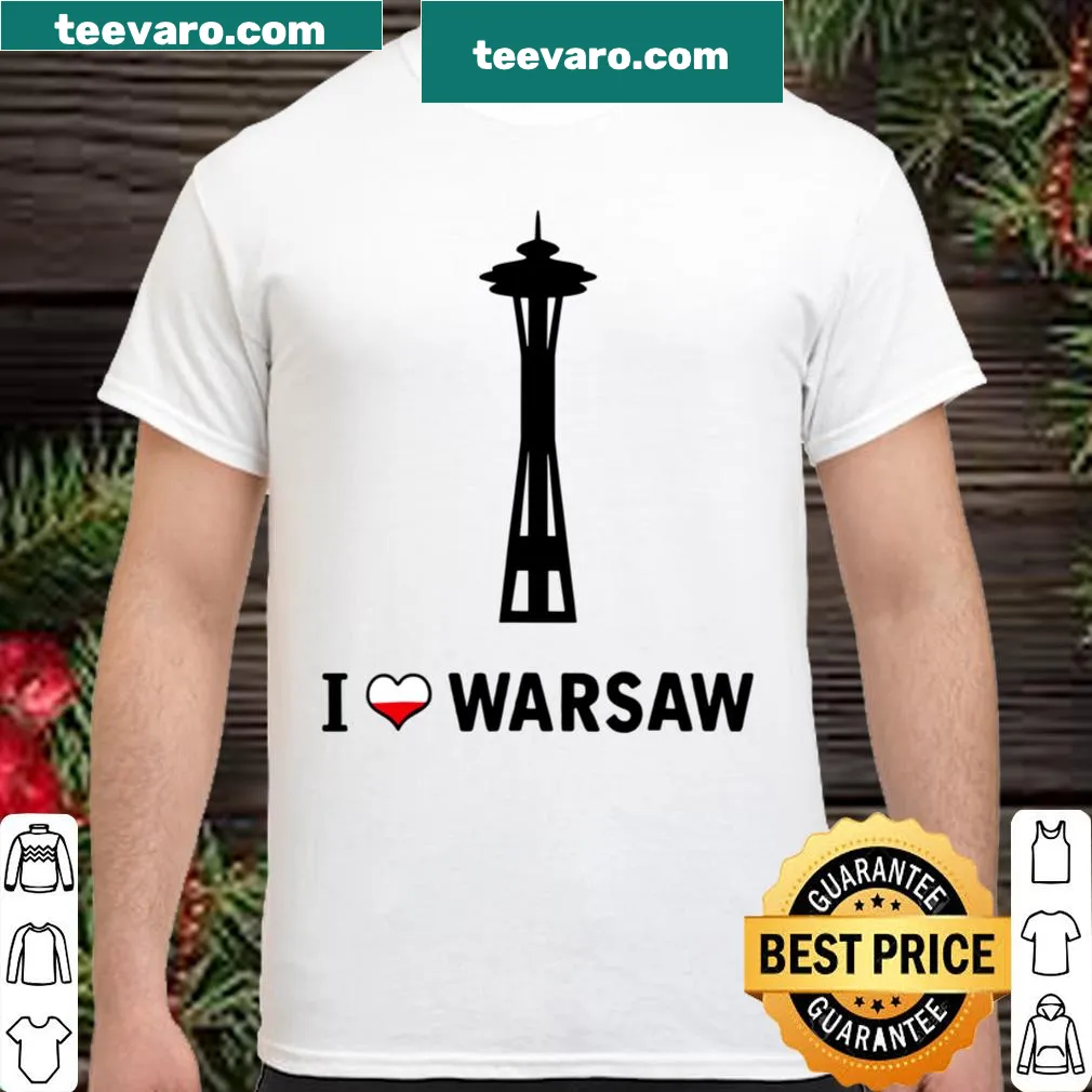 Funny t-shirt with a joke about Warsaw and the Space Needle