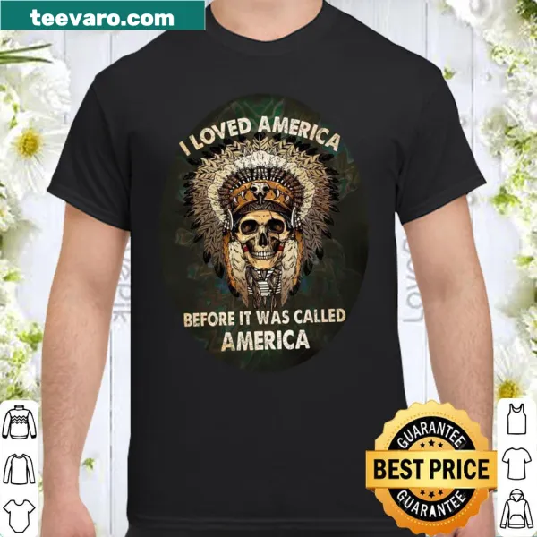 Patriotic shirt expressing love for America since its early days