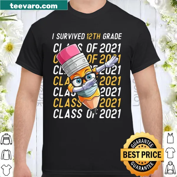 Graduation shirt featuring dabbing graphic and statement text