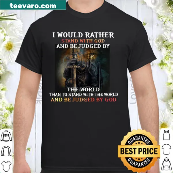 Bold faith shirt with a strong statement about belief