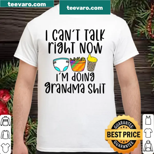 Playful t-shirt for grandmas featuring a humorous phrase about being busy