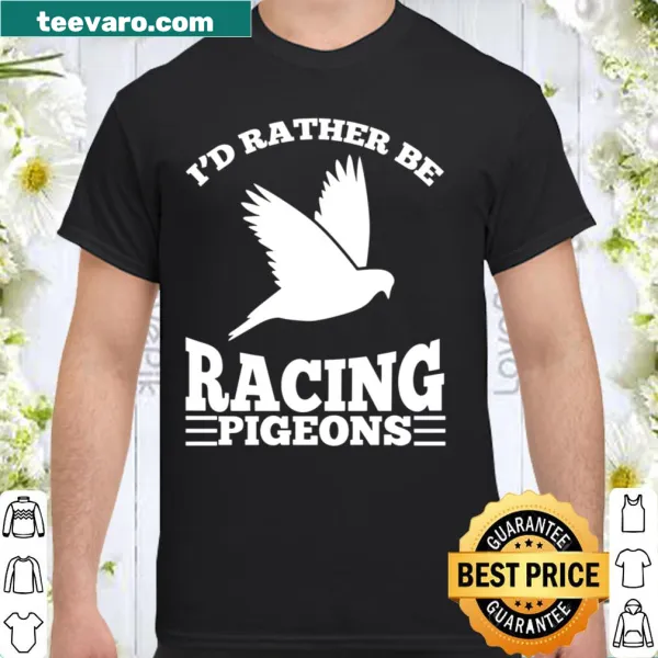 Cute pigeon racing shirt with charming graphics
