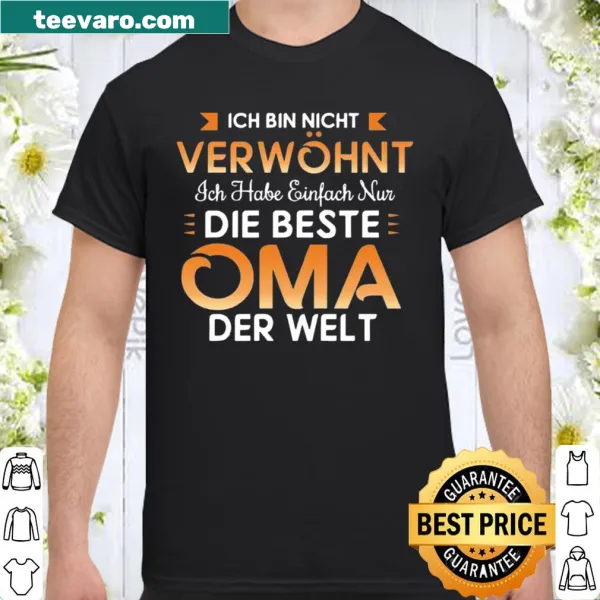 Shirt celebrating the bond with grandma with heartfelt words