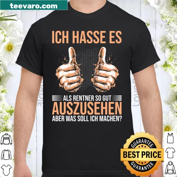 Vintage-style long sleeve shirt with humorous retirement text