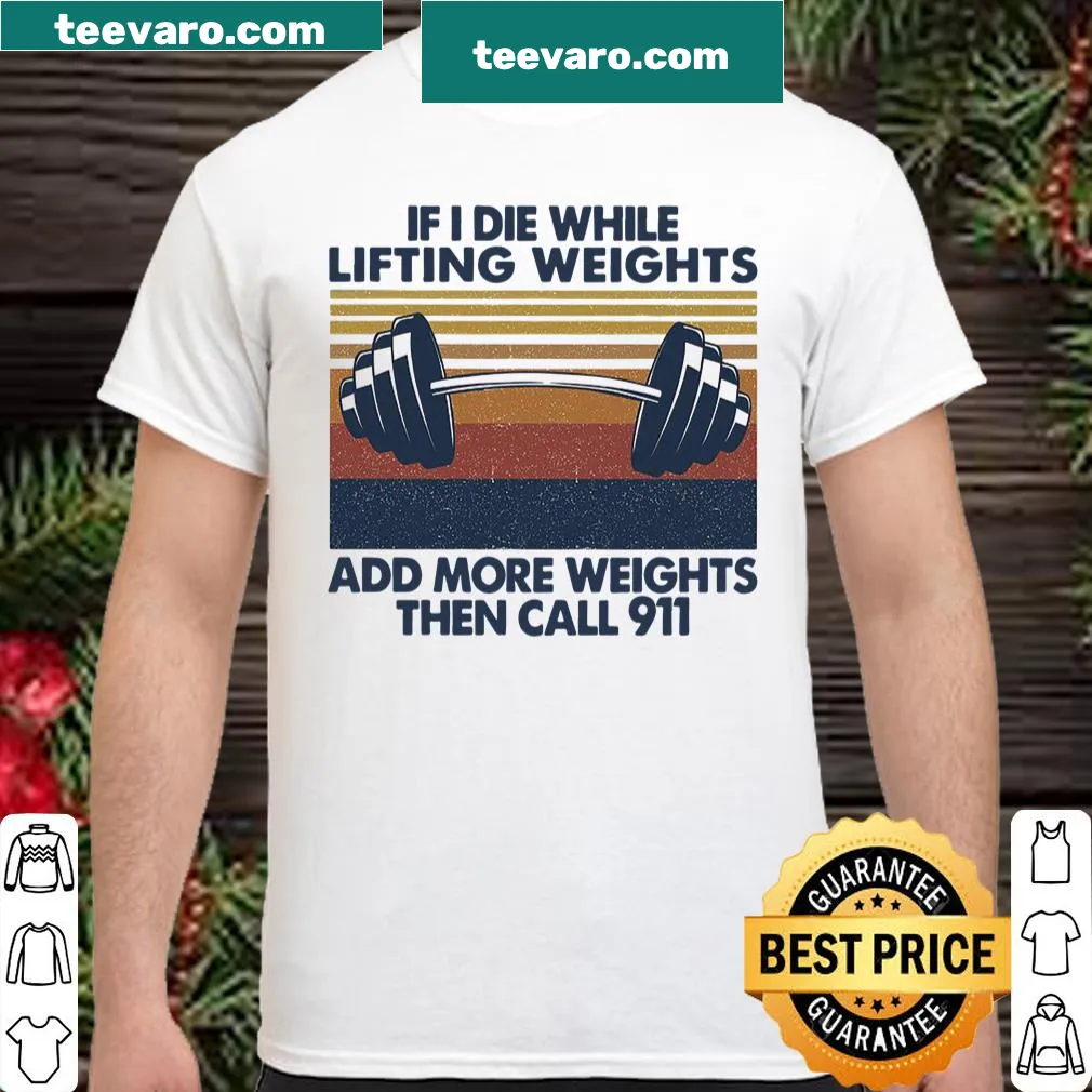 Bold fitness shirt about lifting weights and dedication