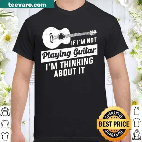 Playful guitar-themed shirt expressing a love for music and the instrument