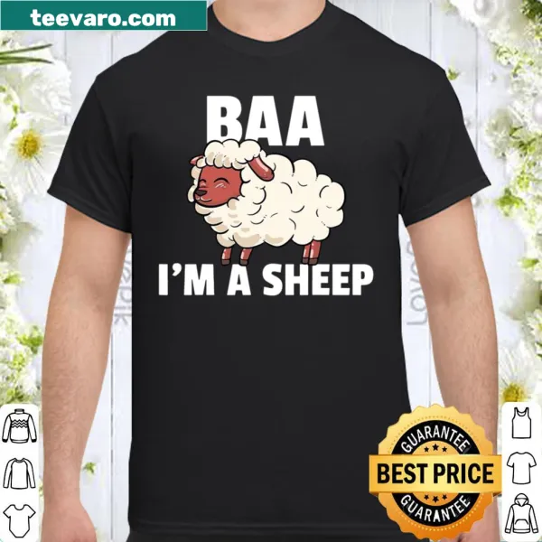Funny sheep costume shirt for lamb farmers with playful typography