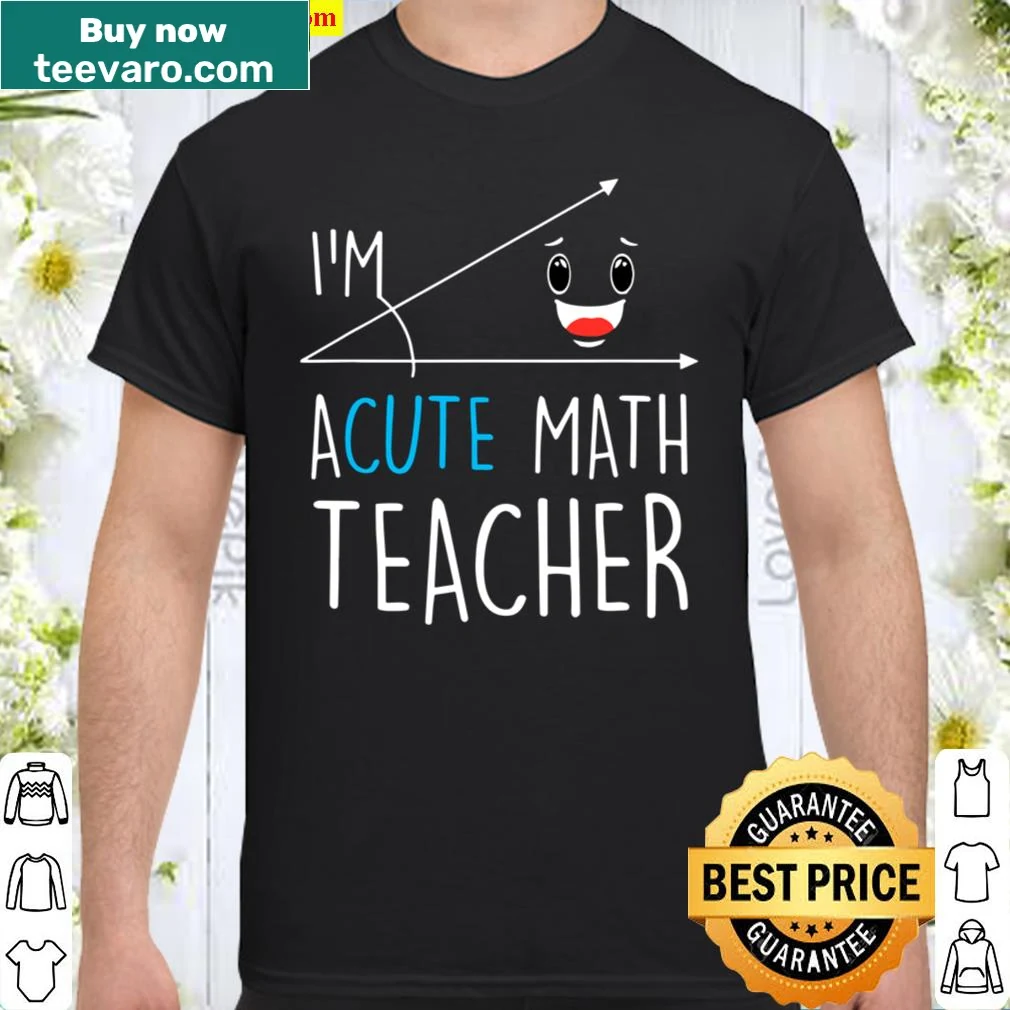 Funny math teacher shirt with clever pun