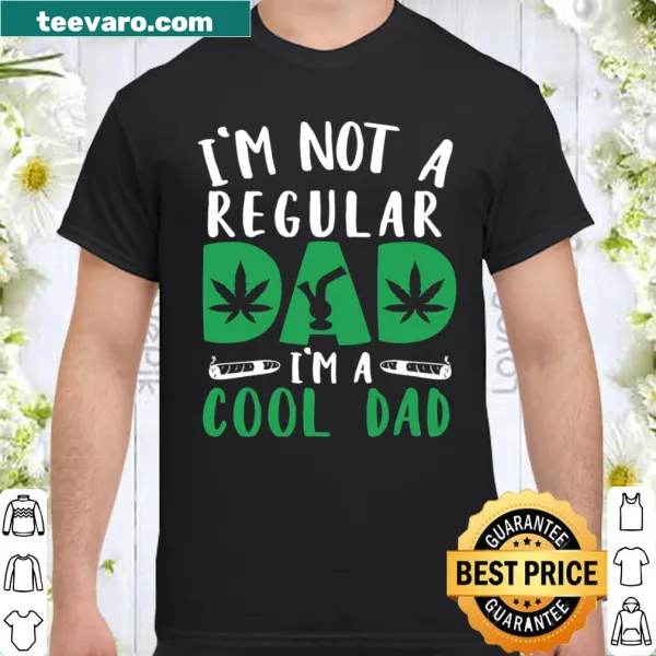 Funny dad shirt with humorous typography for cool dads
