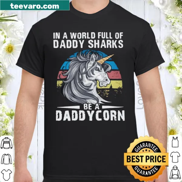 Typography design featuring 'Be A Daddycorn' with playful graphics.