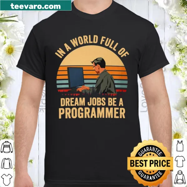 Motivational programmer shirt with a creative tagline