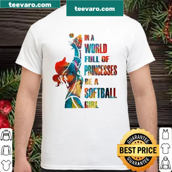 Inspirational softball-themed shirt with motivational text
