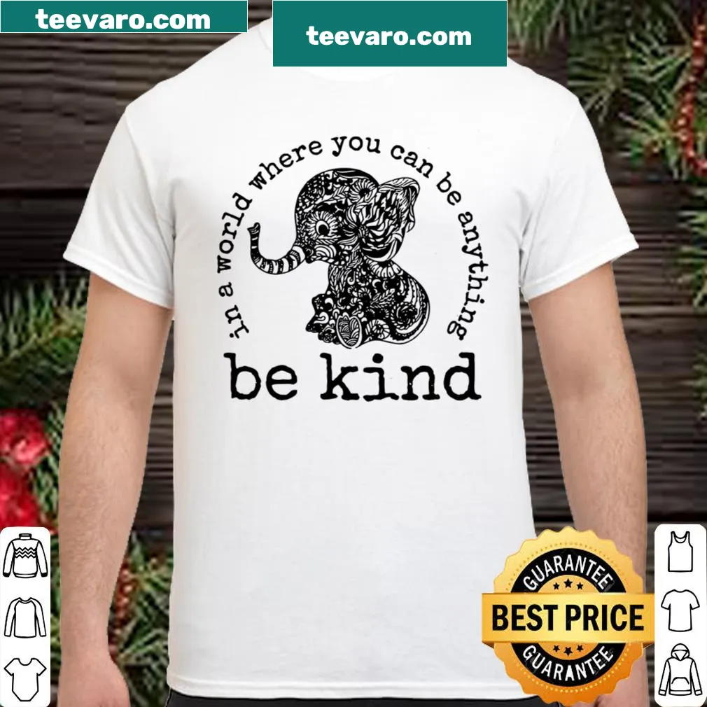 Inspirational shirt promoting kindness in the world