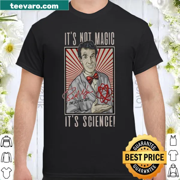 Bill Nye science-themed shirt with humorous text