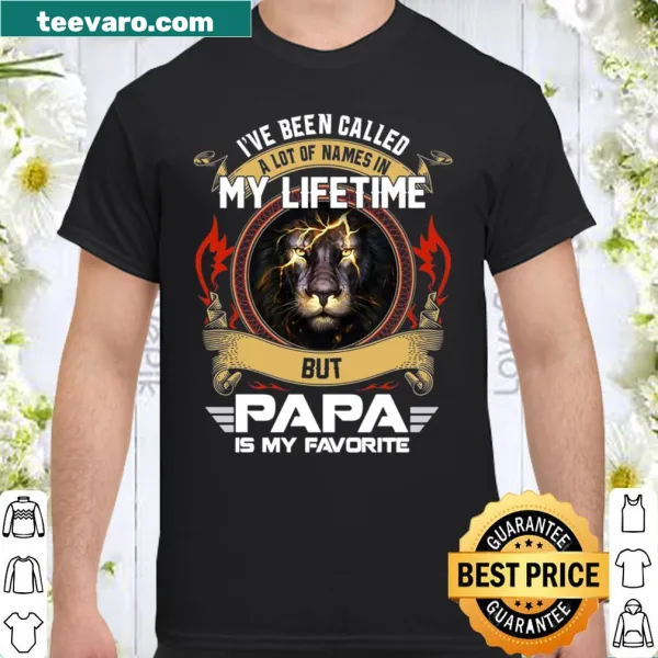 Sentimental text design saying 'Papa Is My Favorite'.