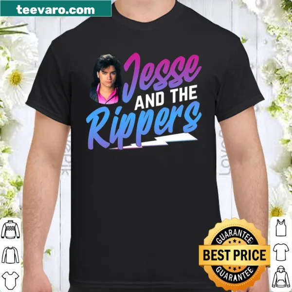Funny shirt featuring the band name Jesus And The Rippers