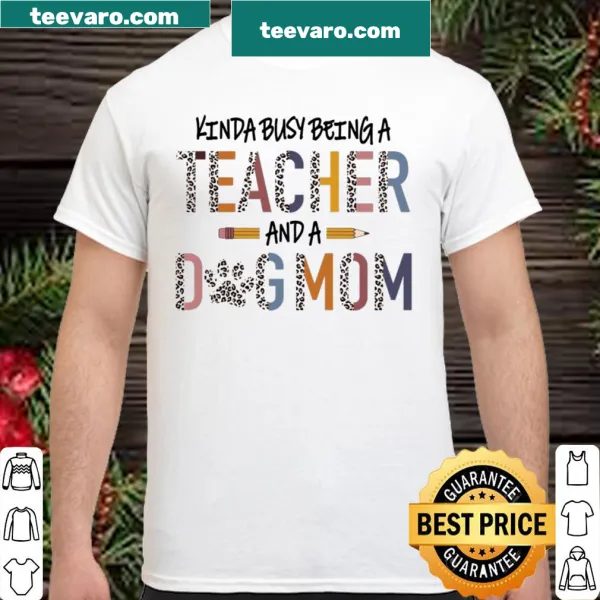 Relatable shirt for teachers who are also dog moms