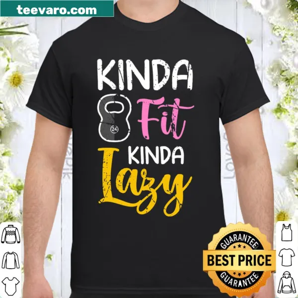 Funny text graphic about being 'kinda fit, kinda lazy'.