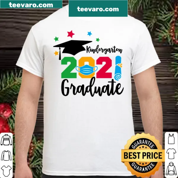 Kindergarten graduation 2021 shirt celebrating young graduates