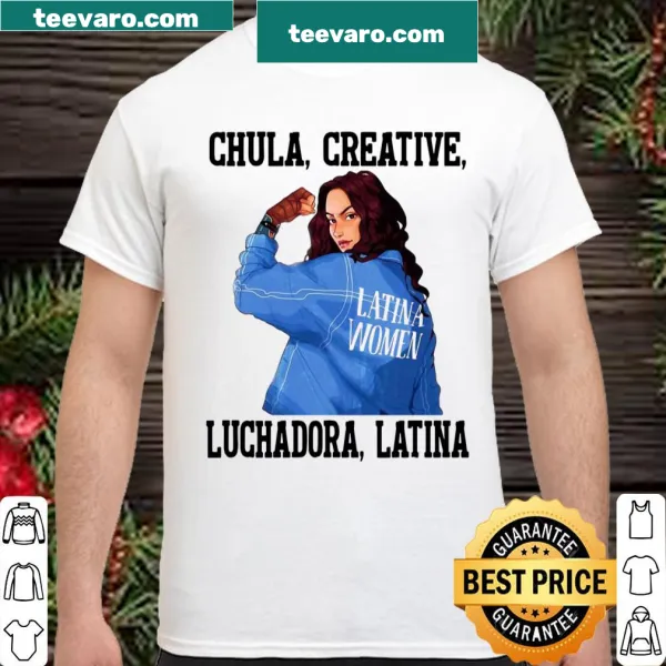 Cute cartoon t-shirt celebrating Latina empowerment