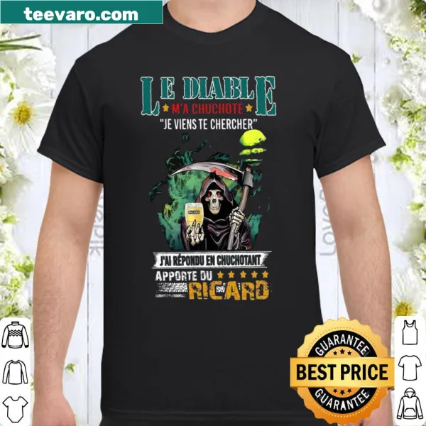 Cute shirt with French phrases about drinks and fun