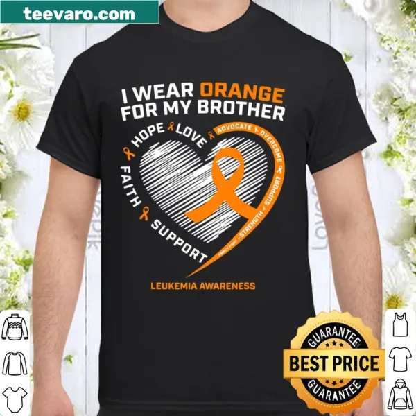 Shirt promoting leukemia awareness with heartfelt message