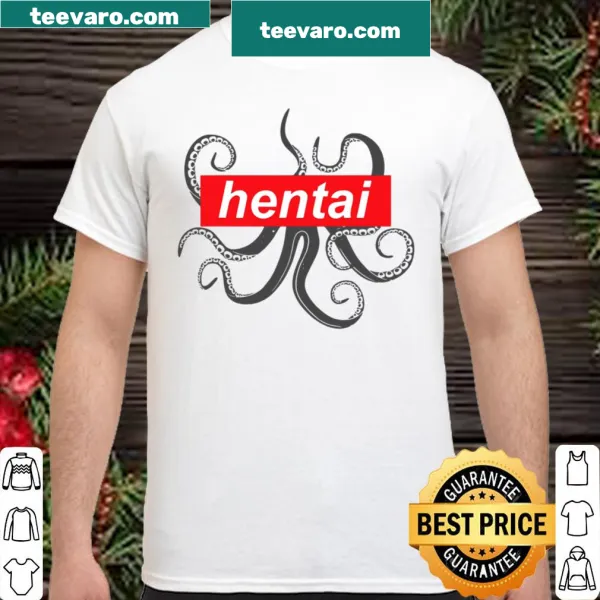 T-shirt featuring a humorous lewd hentai design for anime fans