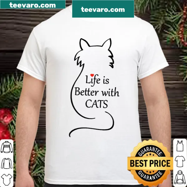 Wholesome shirt celebrating life with cats