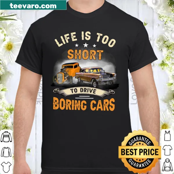 Playful shirt emphasizing the joy of driving unique cars