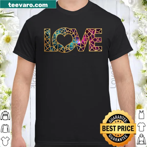 Shirt with a sentimental love message