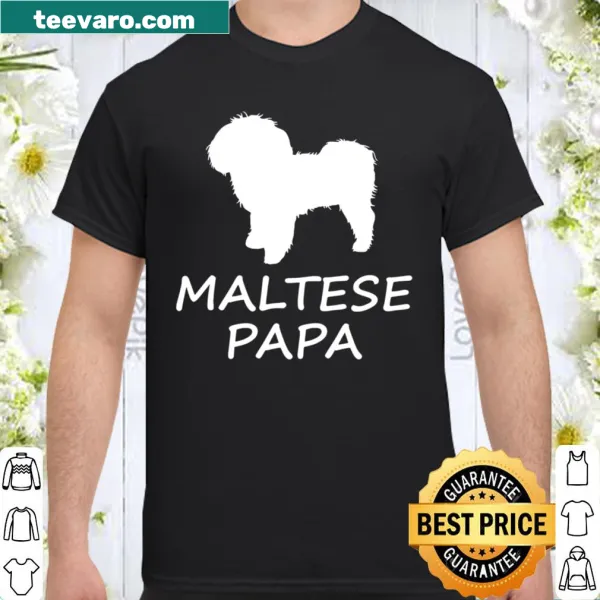 Cute Maltese dog lover shirt for proud pet owners
