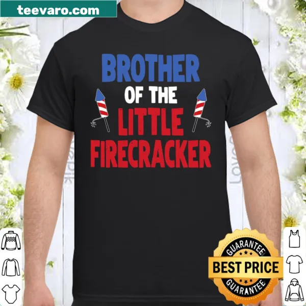 Playful birthday and Fourth of July shirt for brothers