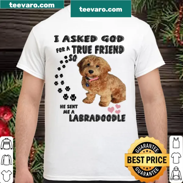 Cute illustration of a Mini Labradoodle for dog moms